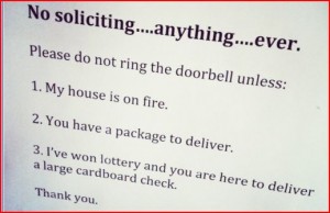 no solicit